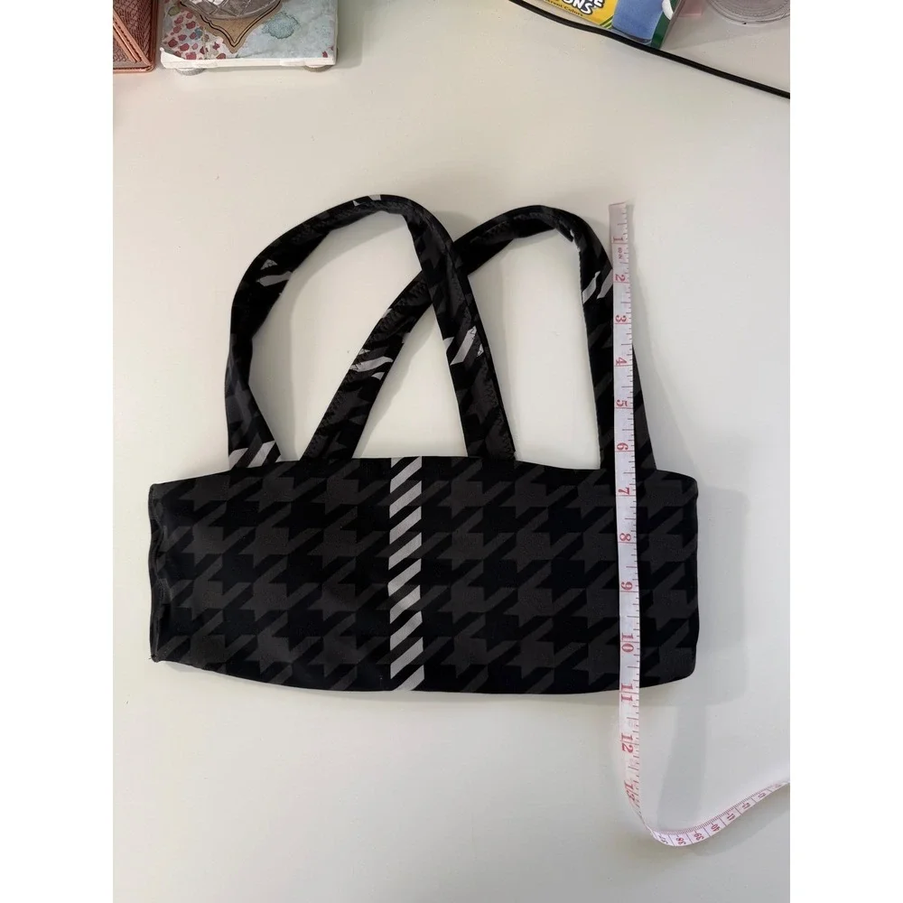 OFFLINE‎ by Aerie Womens Houndstooth Patterned Activewear Sports Bra XS NWOT